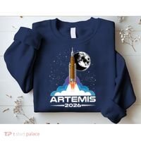 Artemis II 2026 Moon Mission Sweatshirt thumb 2