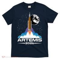 Artemis II 2026 Moon Mission T-Shirt thumb 0
