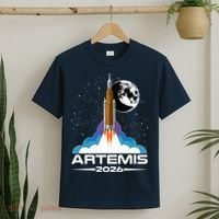 Artemis II 2026 Moon Mission T-Shirt thumb 2