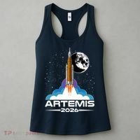 Artemis II 2026 Moon Mission Women's Tank Top thumb 3