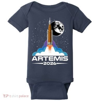 Artemis II 2026 Moon Mission Baby Bodysuit