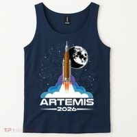 Artemis II 2026 Moon Mission Tank Top thumb 2