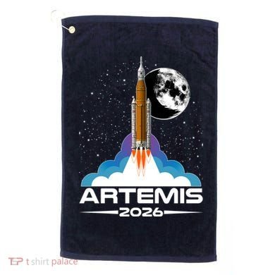 Artemis II 2026 Moon Mission Golf Towel