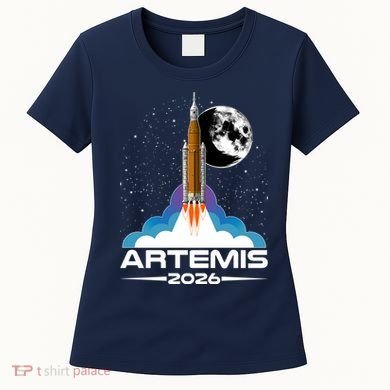 Artemis II 2026 Moon Mission Women's T-Shirt