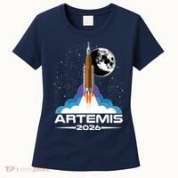 Artemis II 2026 Moon Mission Women's T-Shirt thumb 0