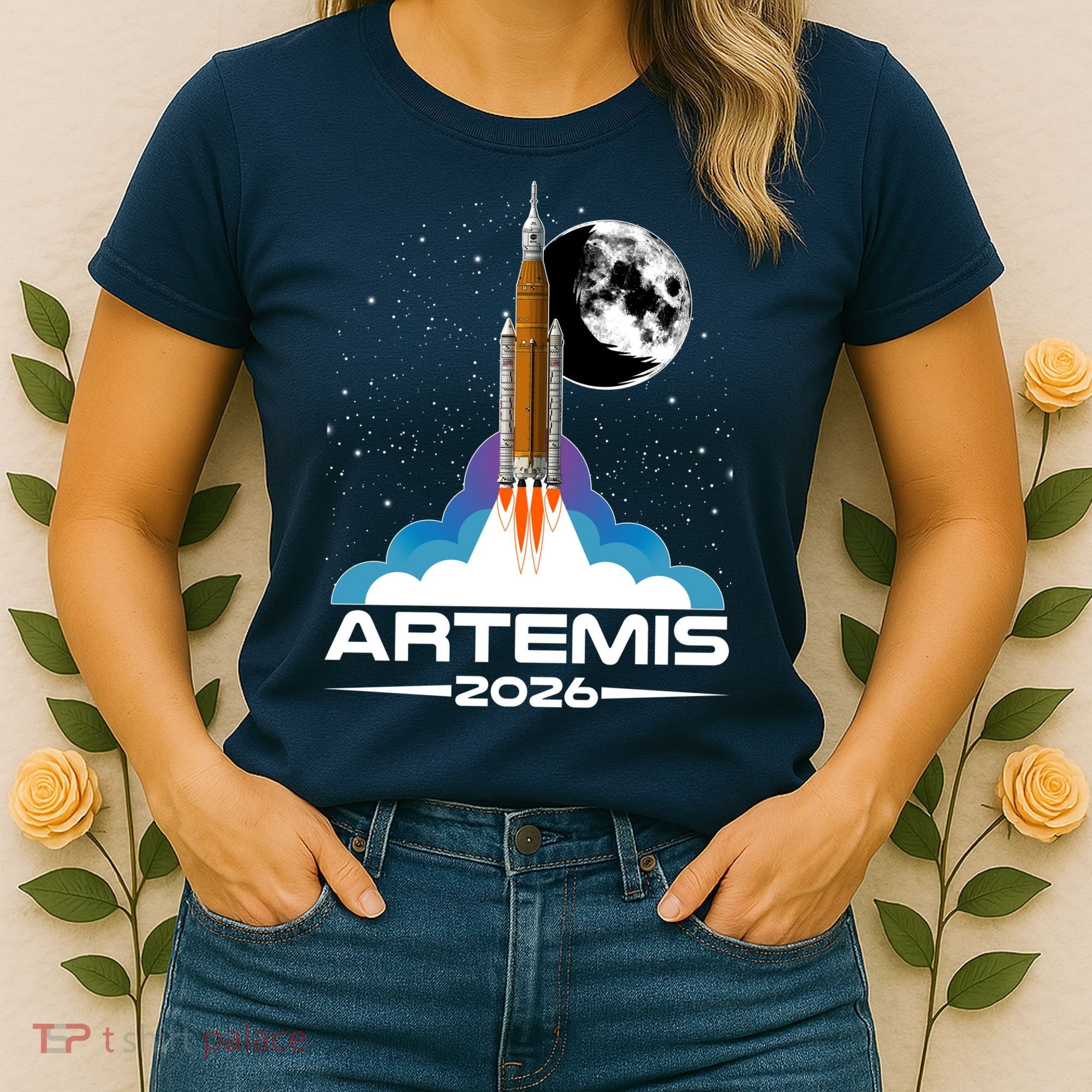 Artemis II 2026 Moon Mission Women's T-Shirt