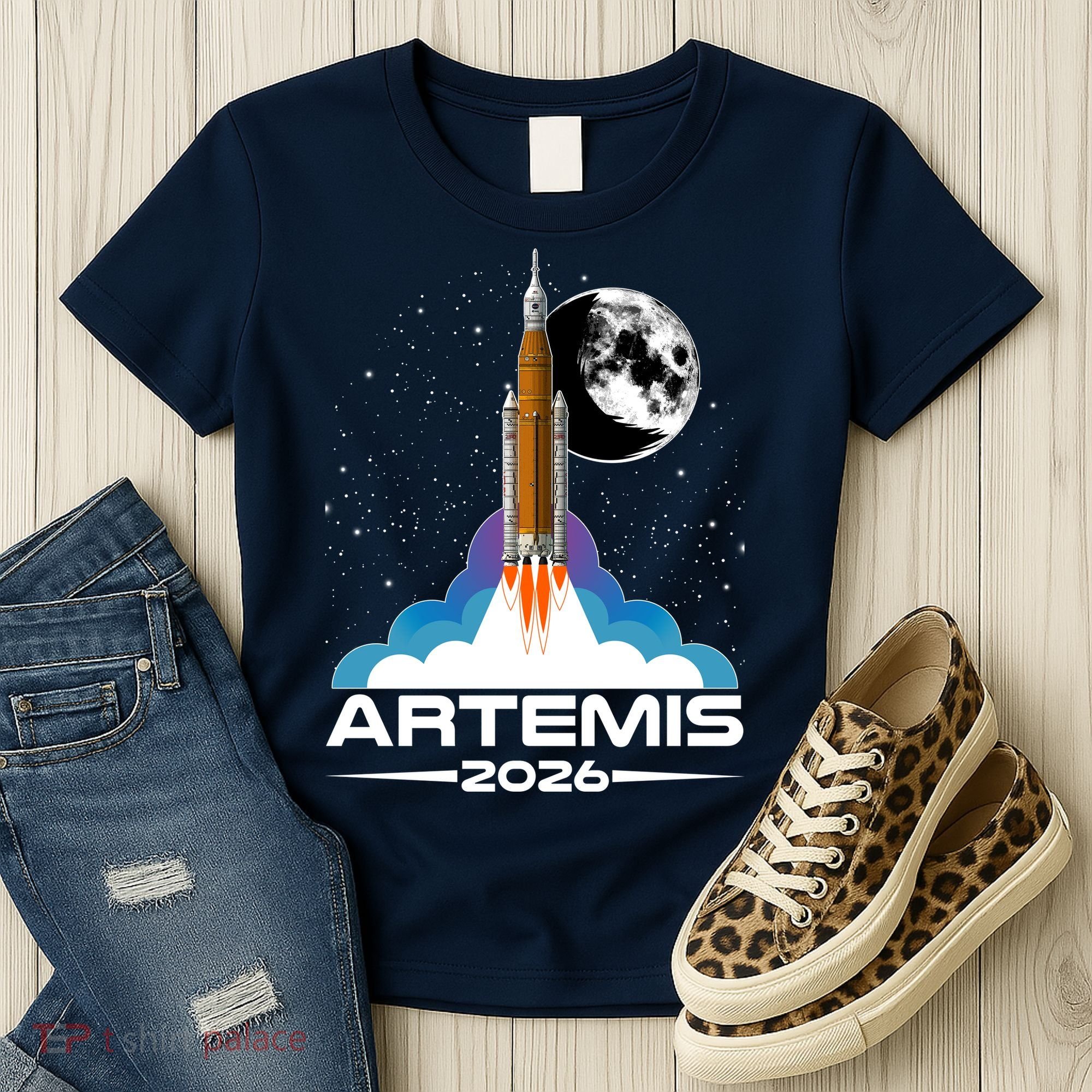 Artemis II 2026 Moon Mission Women's T-Shirt
