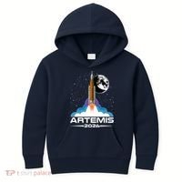 Artemis II 2026 Moon Mission Kids Hoodie thumb 0