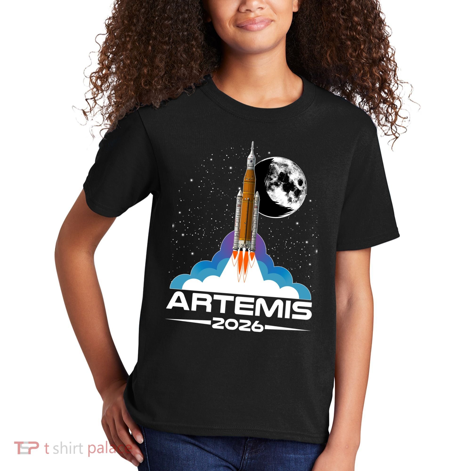 Artemis II 2026 Moon Mission Kids T-Shirt