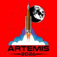Artemis II 2026 Moon Mission Santa Hat thumb 1