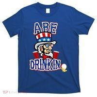 Abe In 4th Of July Independence Day Beer Pong Top Great Gift T-Shirt thumb 0