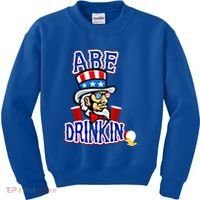 Abe In 4th Of July Independence Day Beer Pong Top Great Gift Kids Sweatshirt thumb 0