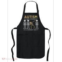 Autism It's A Different Ability Funny Dabbing Skeleton Gifts Apron thumb 0