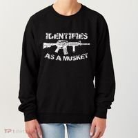 Ar15 Identifies As A Musket Pro Gun Anti Liberal Gift 2a Women's Sweatshirt thumb 0