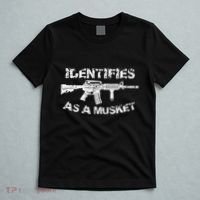 Ar15 Identifies As A Musket Pro Gun Anti Liberal Gift 2a T-Shirt thumb 5