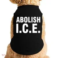 Abolish ICE Doggie Tank thumb 0