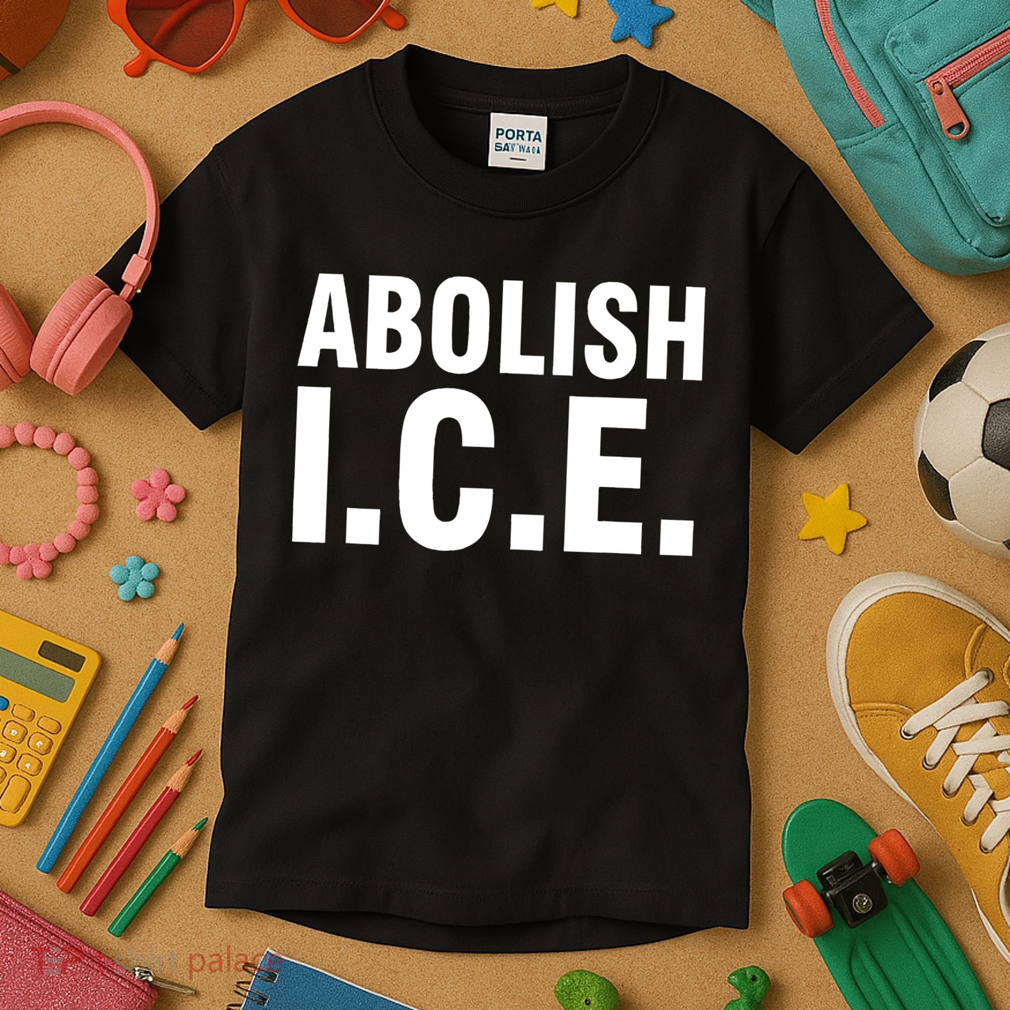 Abolish ICE Kids T-Shirt