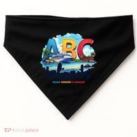 Abc Islands Aruba Bonaire Curacao Cruise Vacation Caribbean Great Gift USA-Made Doggie Bandana thumb 0