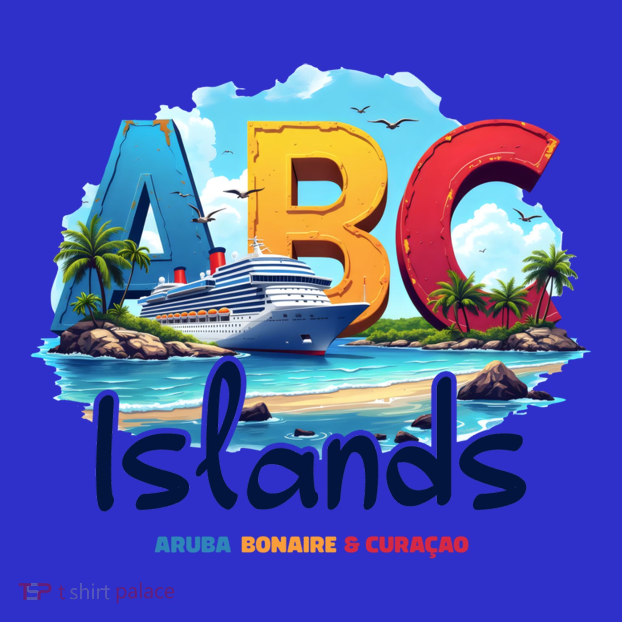 Abc Islands Aruba Bonaire Curacao Cruise Vacation Caribbean Great Gift Long Sleeve Shirt