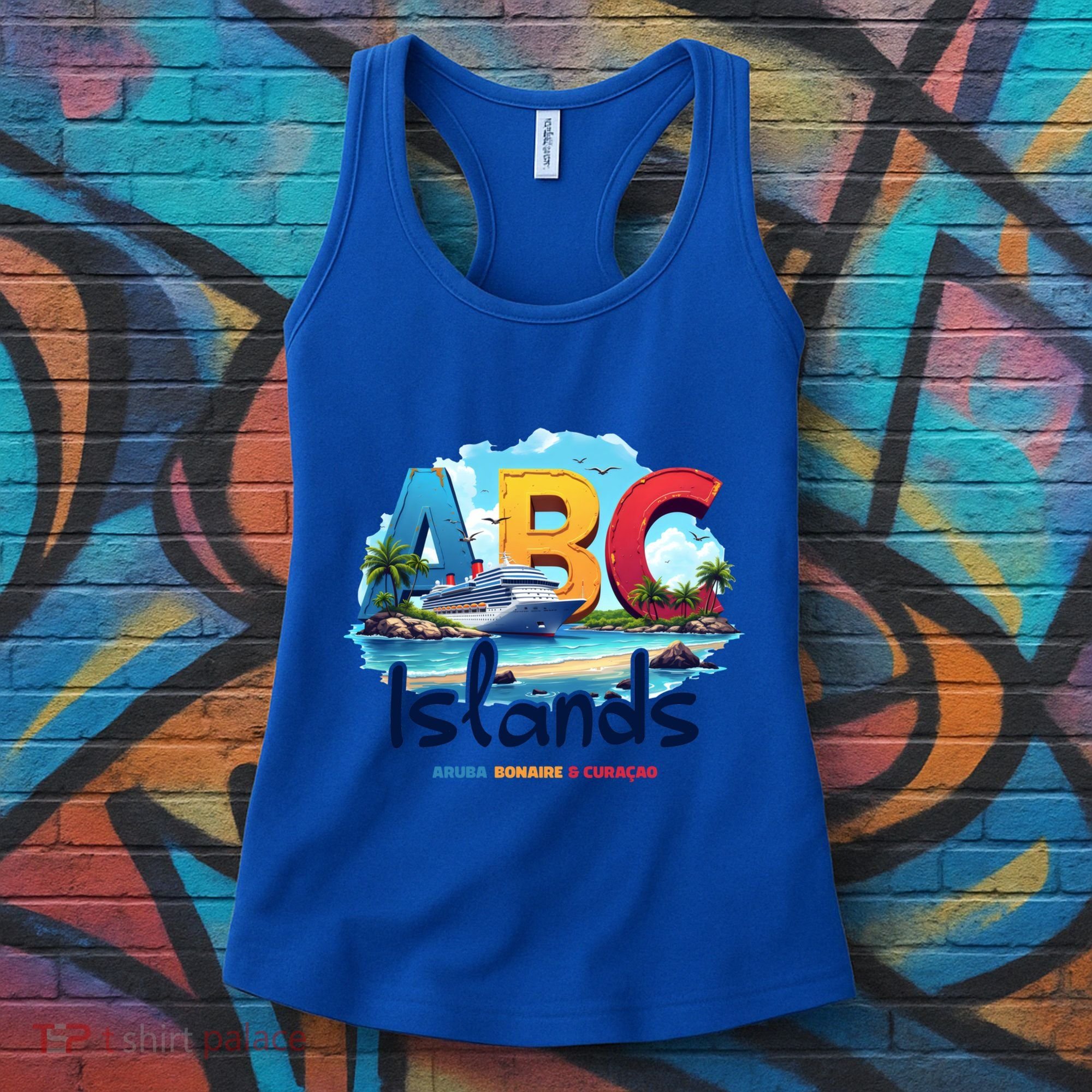 Abc Islands Aruba Bonaire Curacao Cruise Vacation Caribbean Great Gift Women's Tank Top