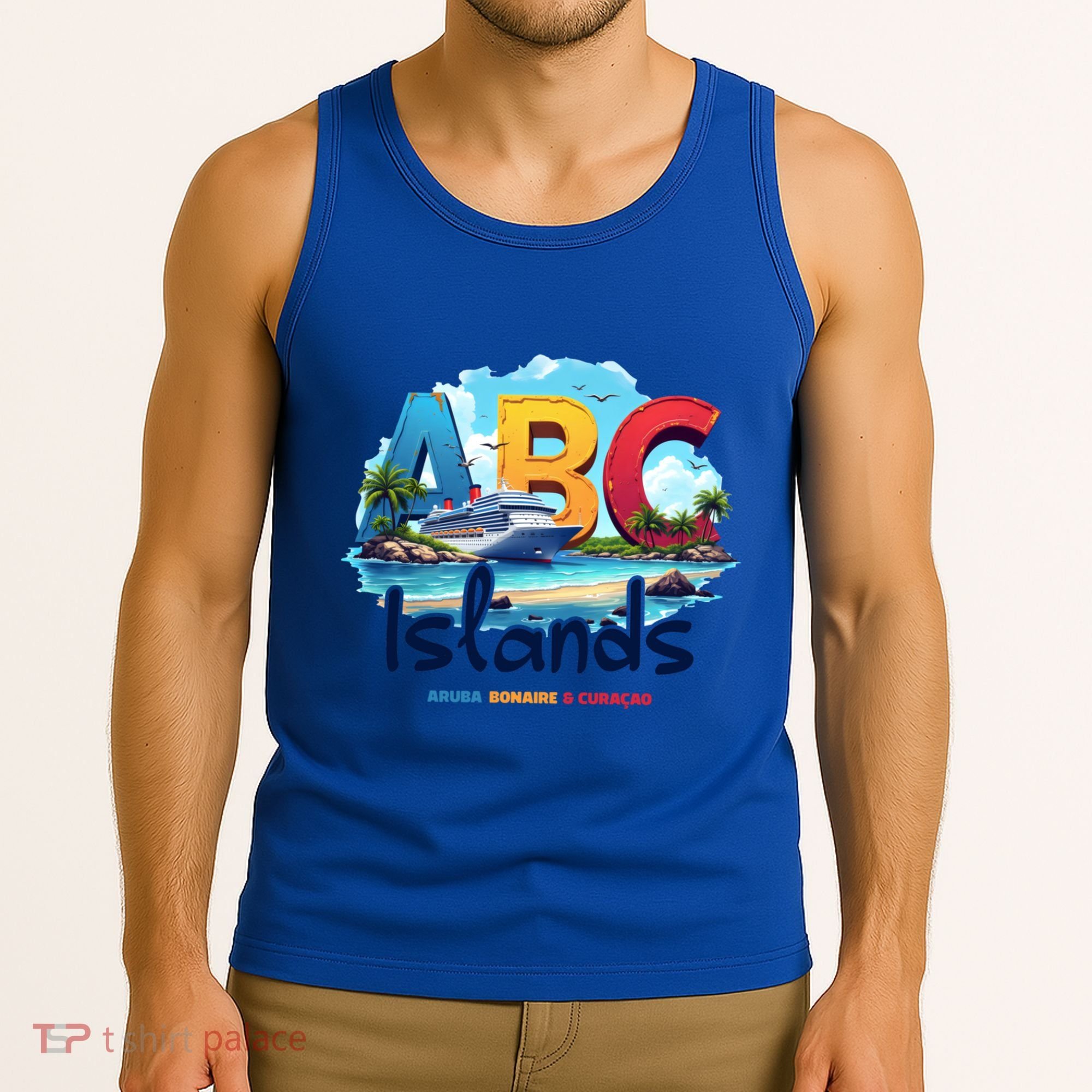 Abc Islands Aruba Bonaire Curacao Cruise Vacation Caribbean Great Gift Tank Top