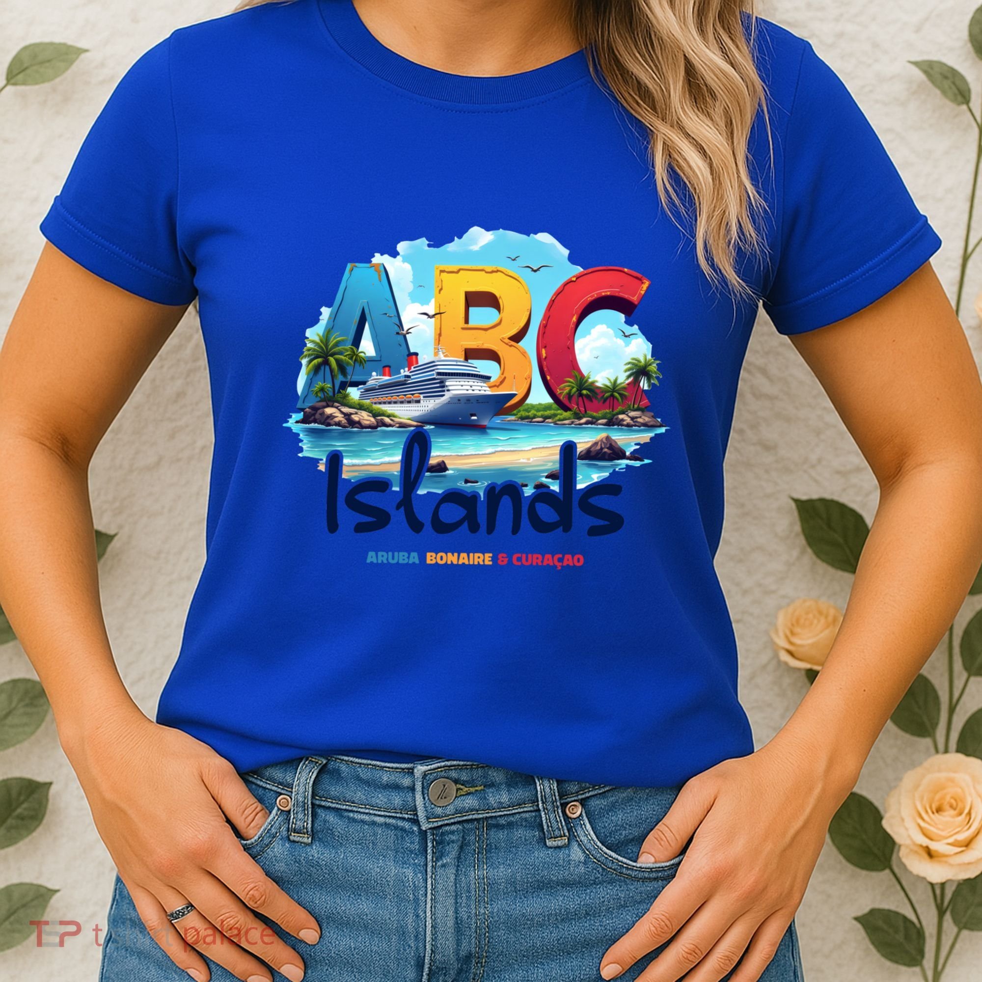 Abc Islands Aruba Bonaire Curacao Cruise Vacation Caribbean Great Gift Women's T-Shirt