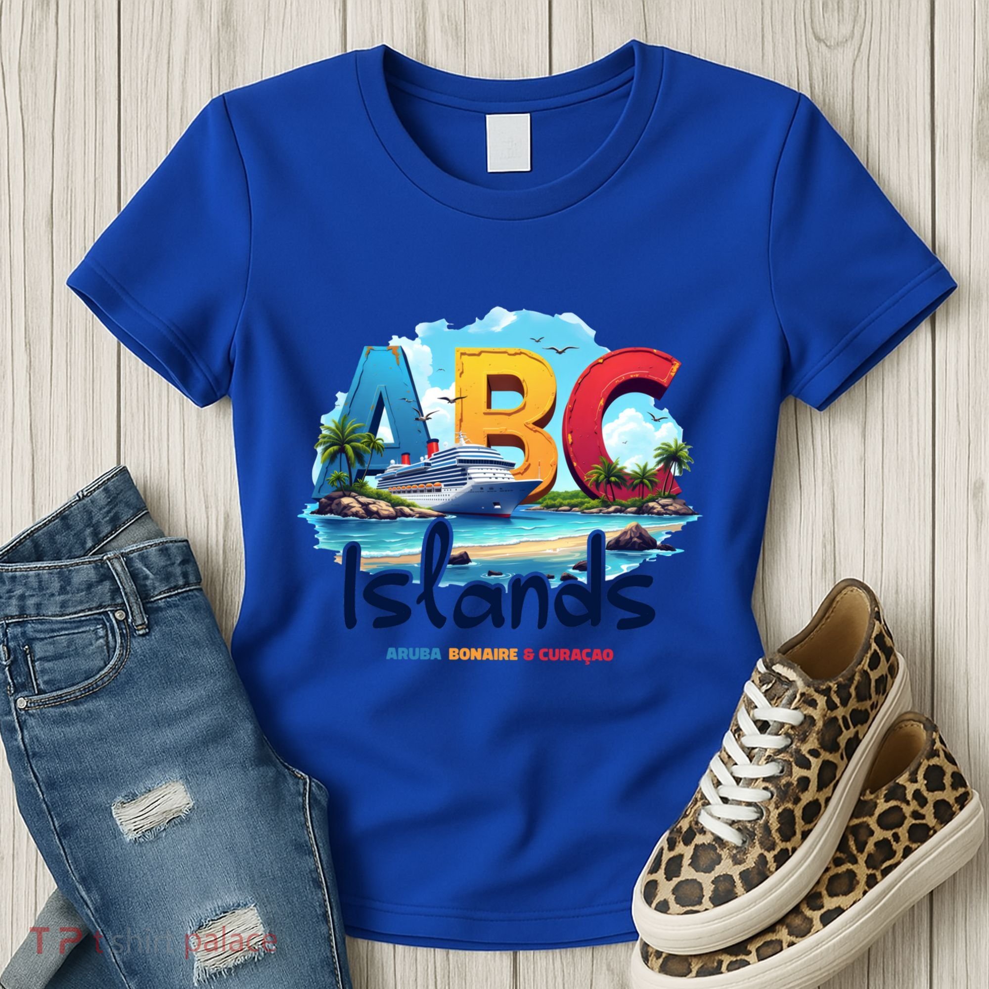 Abc Islands Aruba Bonaire Curacao Cruise Vacation Caribbean Great Gift Women's T-Shirt