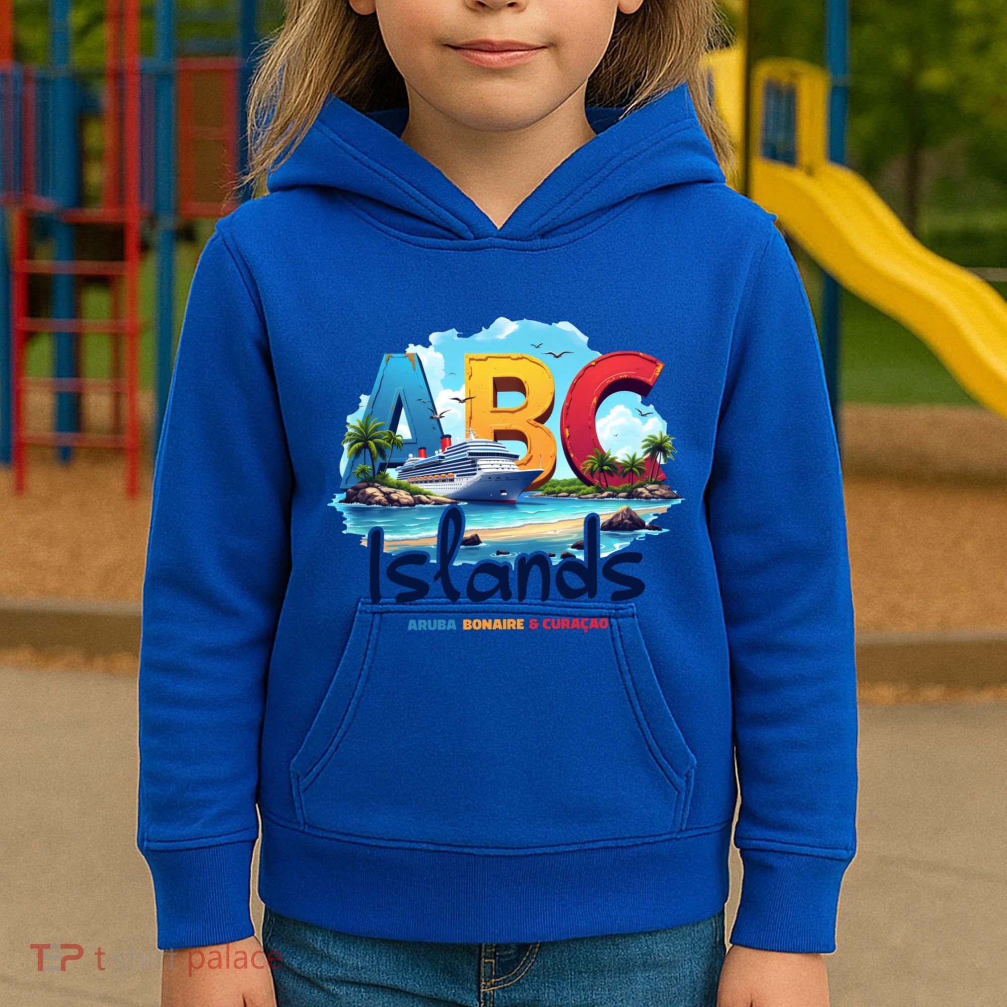 Abc Islands Aruba Bonaire Curacao Cruise Vacation Caribbean Great Gift Kids Hoodie