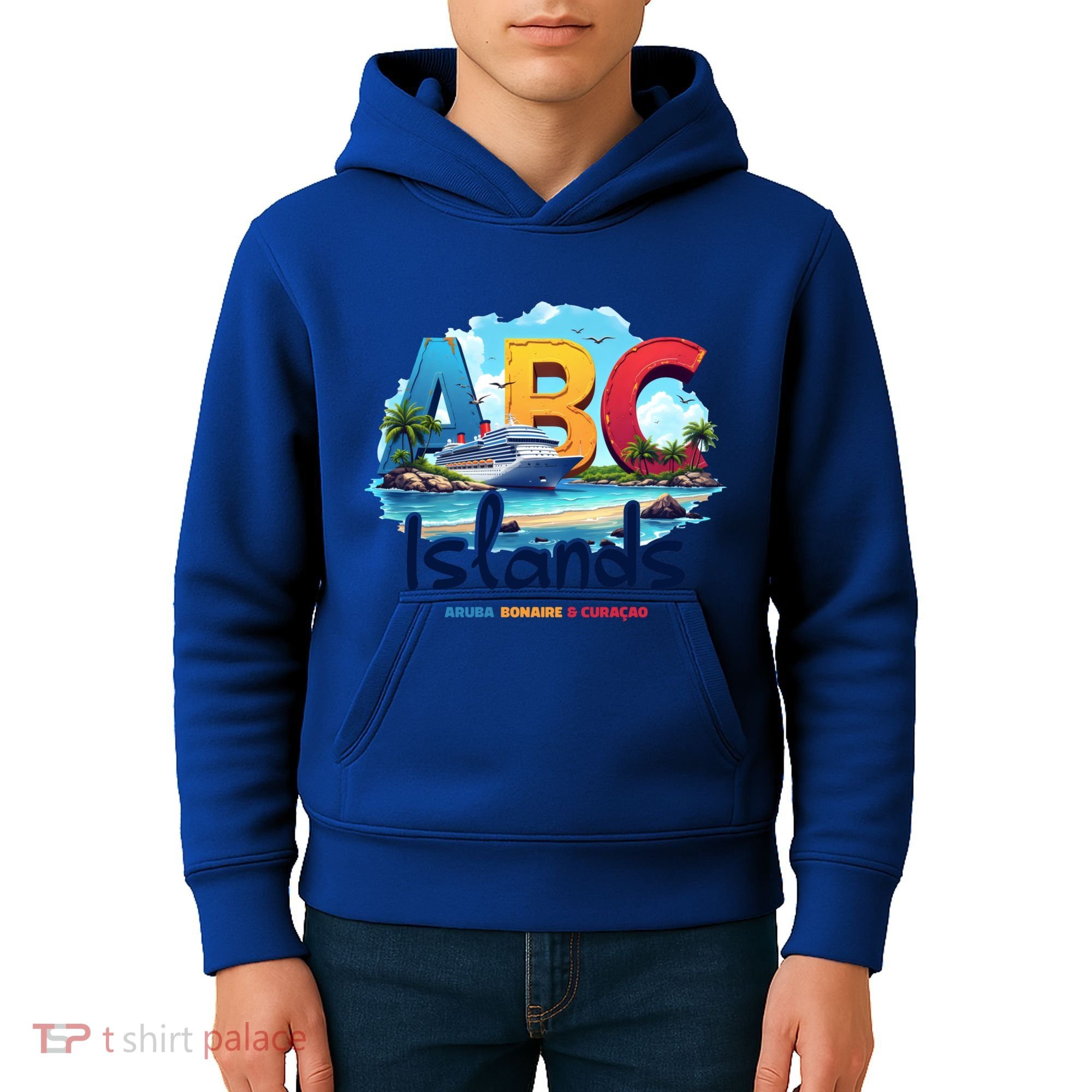 Abc Islands Aruba Bonaire Curacao Cruise Vacation Caribbean Great Gift Kids Hoodie