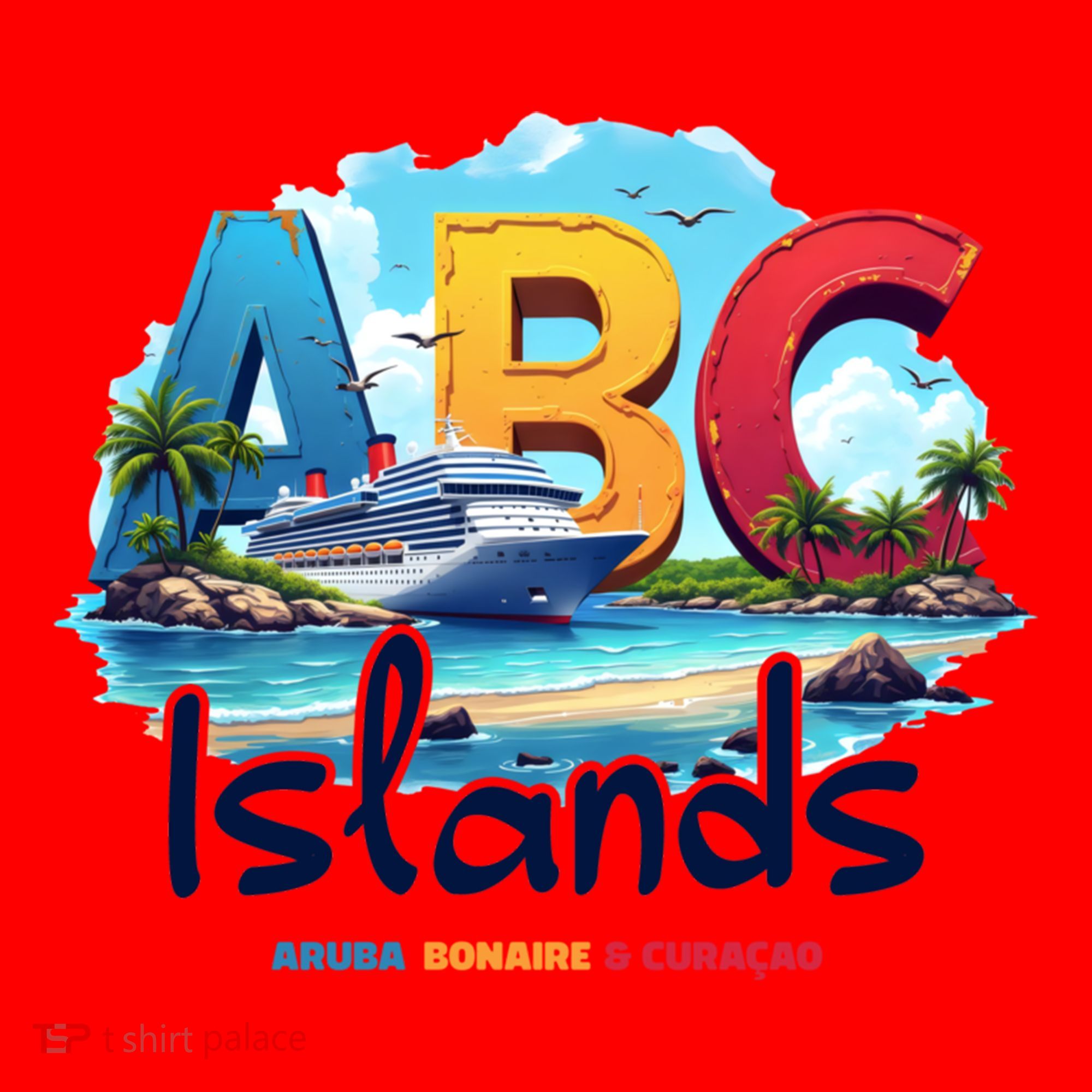 Abc Islands Aruba Bonaire Curacao Cruise Vacation Caribbean Great Gift Santa Hat