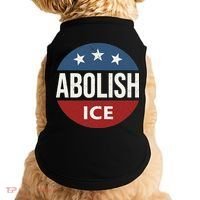 Abolish Ice Anti Trump Doggie Tank thumb 0