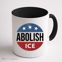 Abolish Ice Anti Trump Coffee Mug thumb 1