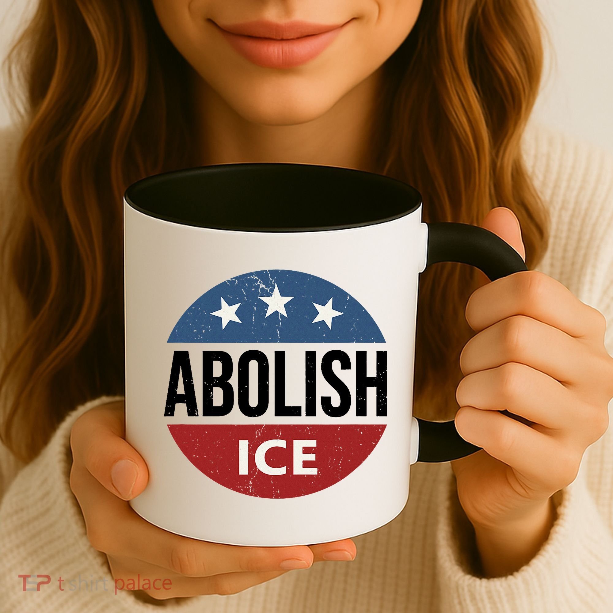 Abolish Ice Anti Trump Coffee Mug