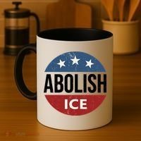 Abolish Ice Anti Trump Coffee Mug thumb 4