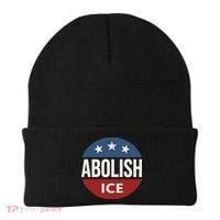 Abolish Ice Anti Trump Beanie thumb 0