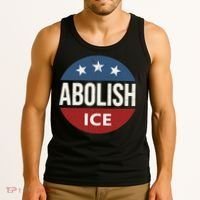 Abolish Ice Anti Trump Tank Top thumb 3