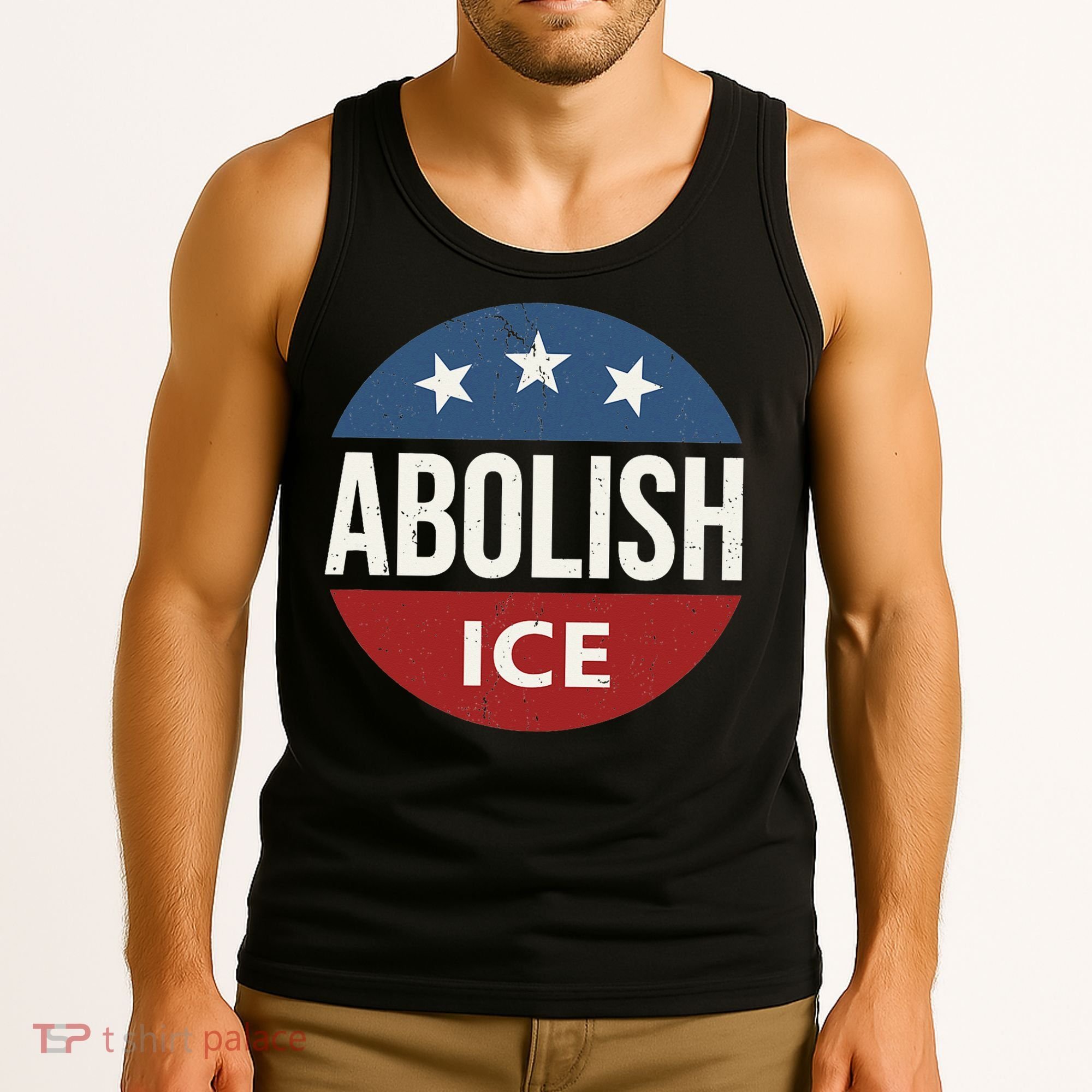Abolish Ice Anti Trump Tank Top