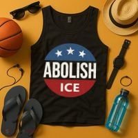 Abolish Ice Anti Trump Tank Top thumb 4