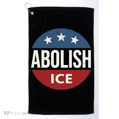 Abolish Ice Anti Trump Golf Towel