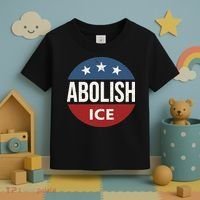 Abolish Ice Anti Trump Toddler T-Shirt thumb 3