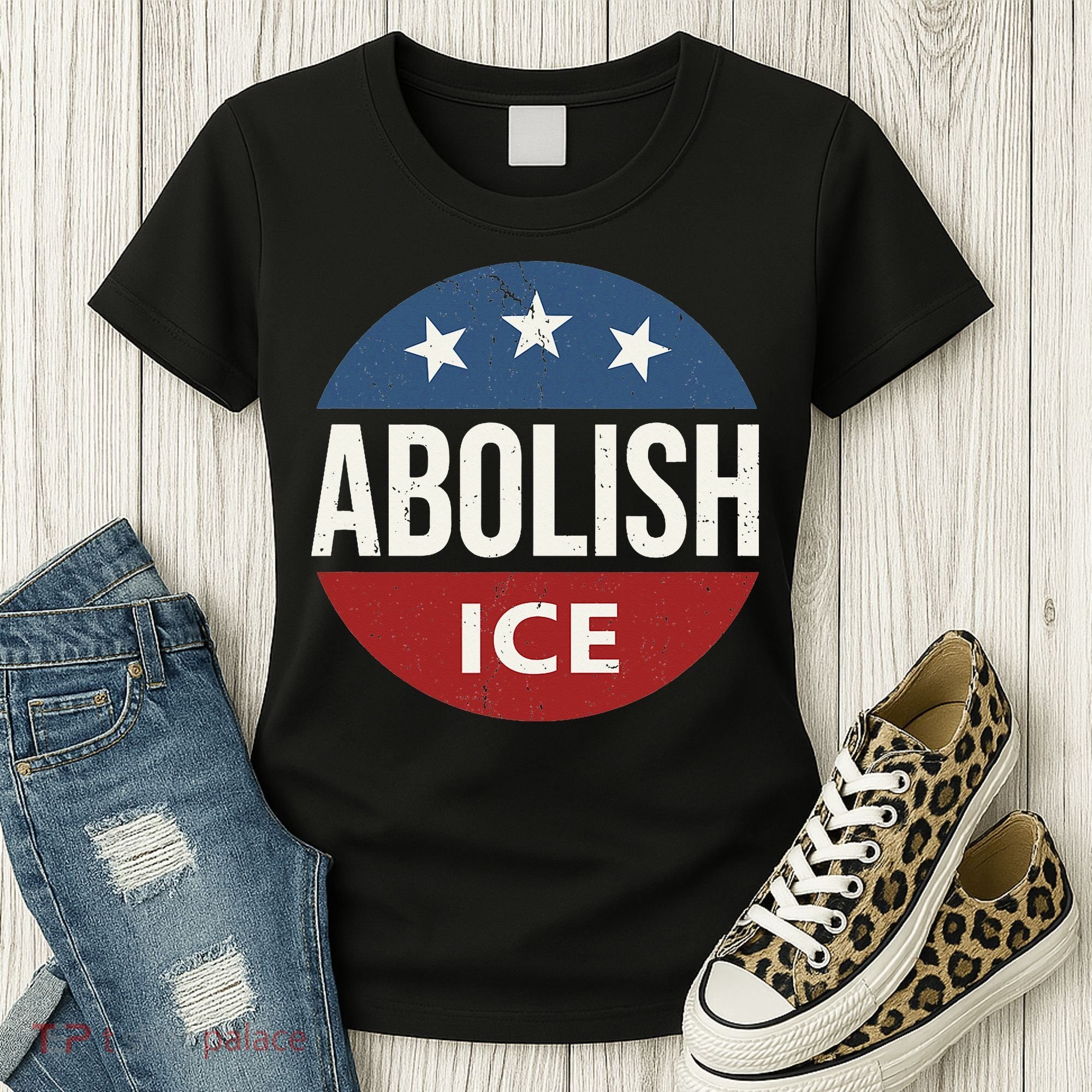 Abolish Ice Anti Trump Women's T-Shirt