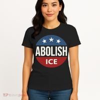 Abolish Ice Anti Trump Women's T-Shirt thumb 4
