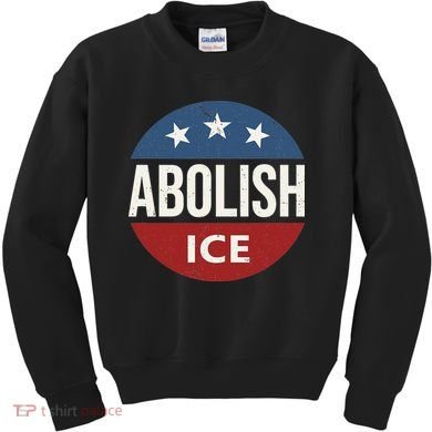 Abolish Ice Anti Trump Kids Sweatshirt