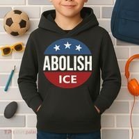 Abolish Ice Anti Trump Kids Hoodie thumb 2