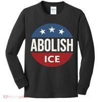 Abolish Ice Anti Trump Kids Long Sleeve Shirt thumb 0