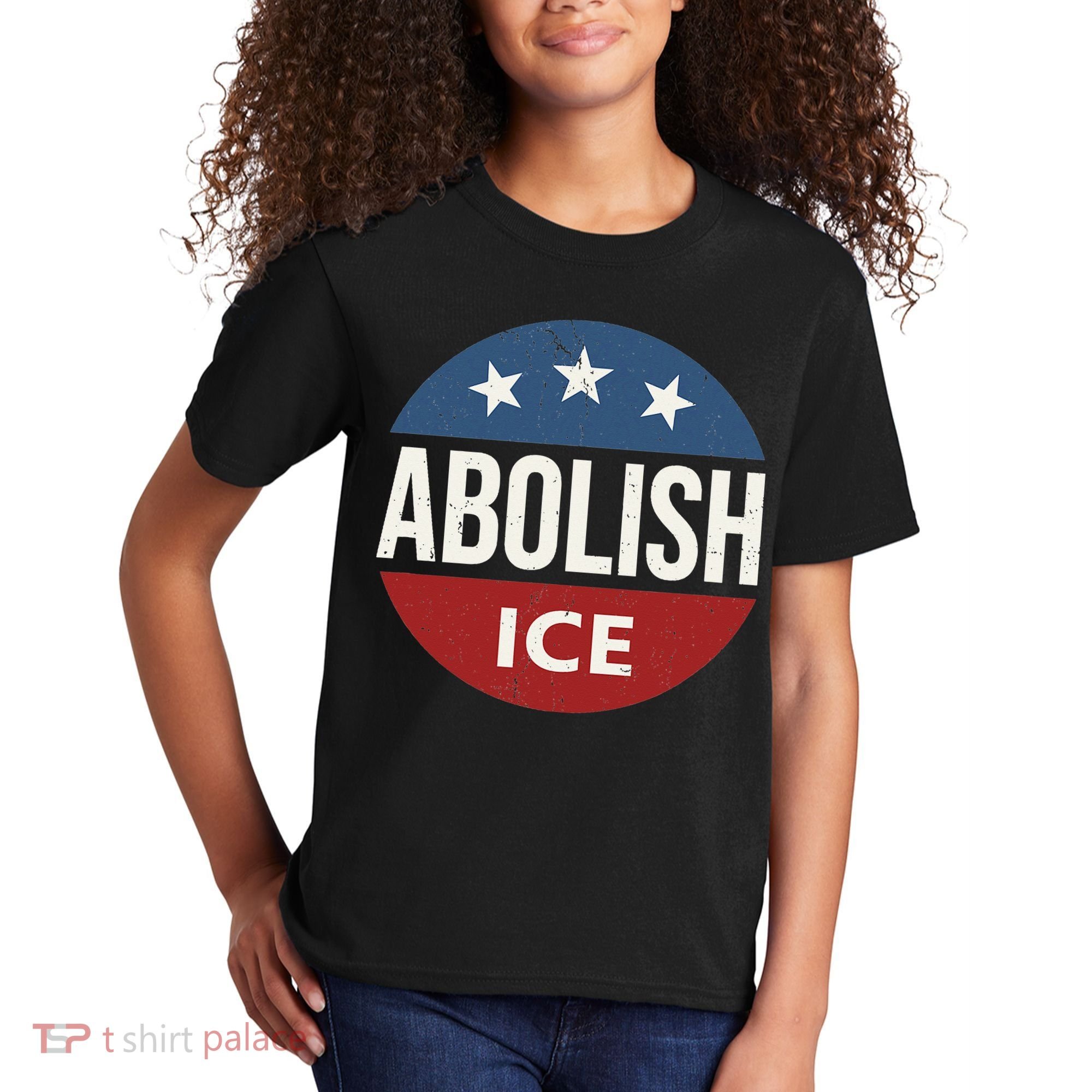 Abolish Ice Anti Trump Kids T-Shirt