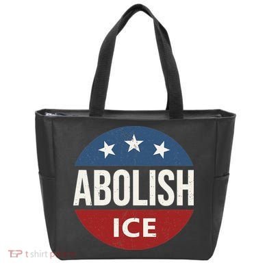 Abolish Ice Anti Trump Tote Bag