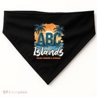 Abc Islands Aruba Bonaire Curacao Cruise Vacay Caribbean Gift USA-Made Doggie Bandana thumb 0