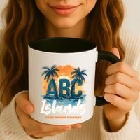 Abc Islands Aruba Bonaire Curacao Cruise Vacay Caribbean Gift Coffee Mug thumb 3