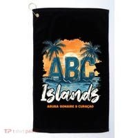 Abc Islands Aruba Bonaire Curacao Cruise Vacay Caribbean Gift Golf Towel thumb 0